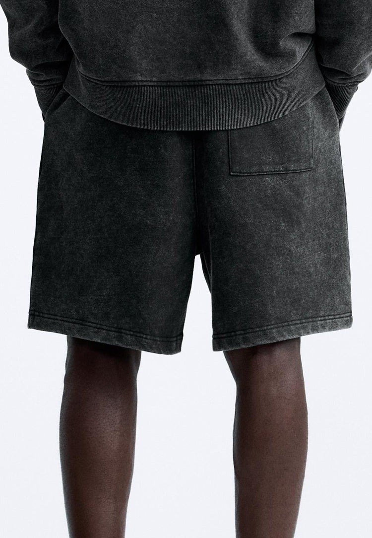 Vintage Washed Jogger Style Shorts